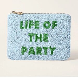 Kate Spade-Target Limited Edition “Life of the Party” Beaded Clutch/Pouch NWT